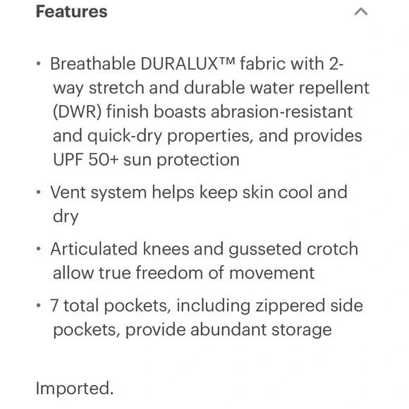 KUHL hiking pants for a petite woman (fits like XXSP/00P). Boys size M - Picture 3 of 14